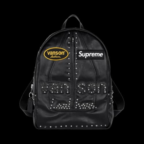 Supreme x Vanson Leathers x B.B. Simon Backpack 'Black'
