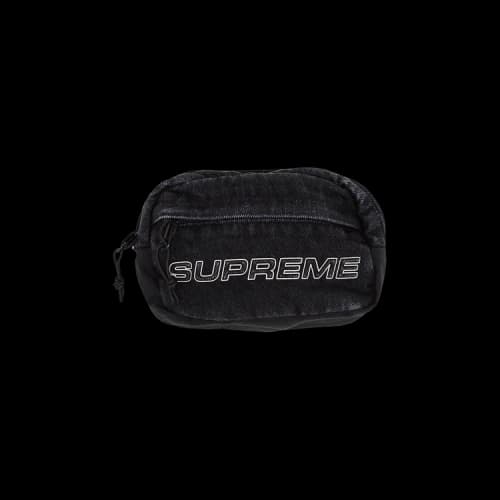 Supreme Denim Mini Shoulder Bag 'Black'