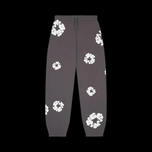 Denim Tears Cotton Wreath Sweatpants 'Charcoal'
