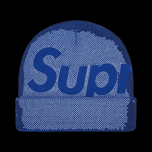 Supreme Studded Knockout Big Logo Beanie 'Royal'