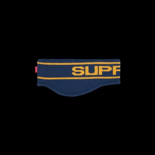 Supreme Contrast Logo Headband 'Navy'