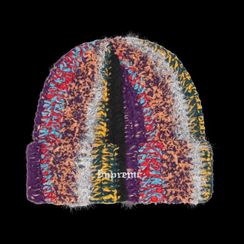 Supreme Tinsel Stripe Beanie 'Multicolor'
