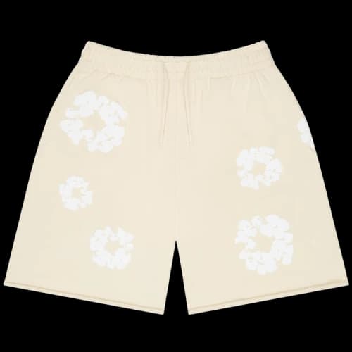 Denim Tears Cotton Wreath Sweatshorts 'Oatmeal'