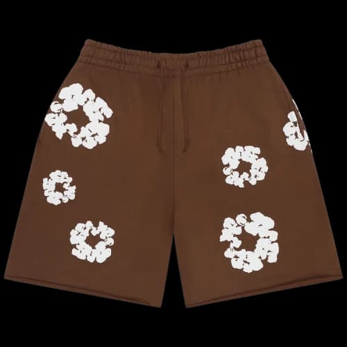 Denim Tears Cotton Wreath Sweatshorts 'Brown'