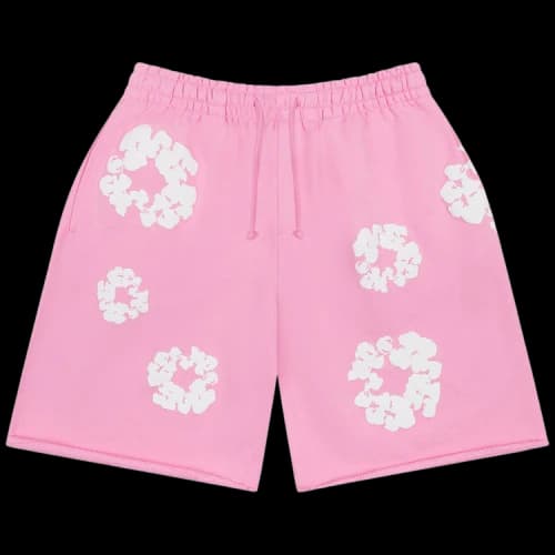 Denim Tears Cotton Wreath Sweatshorts 'Pink'