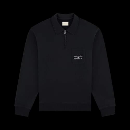 Aimé Leon Dore Aimé Sportswear Quarter Zip Pullover 'Jet Black'