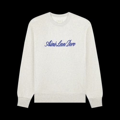 Aimé Leon Dore Vintage Script Crewneck 'Oatmeal'