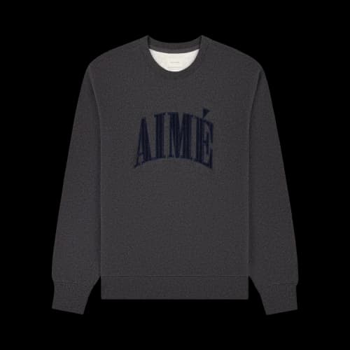 Aimé Leon Dore Aimé Appliqué Crewneck Sweatshirt 'Charcoal'