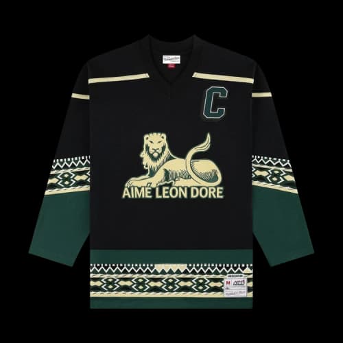 Aimé Leon Dore x Mitchell & Ness Artisan Hockey Jersey 'Black'