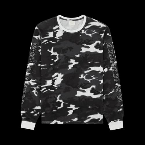 Aimé Leon Dore Printed Mesh Moto Tee 'Snow Camo'