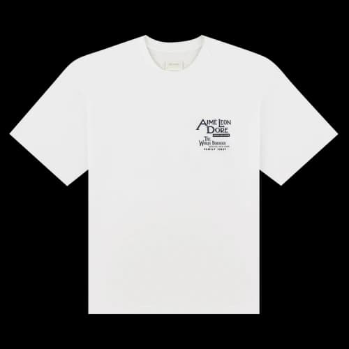 Aimé Leon Dore Record Breakers Tee 'Bright White'