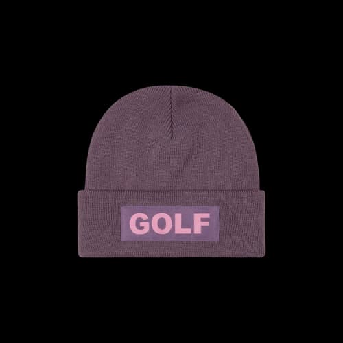 GOLF WANG Woven Logo Beanie 'Purple'