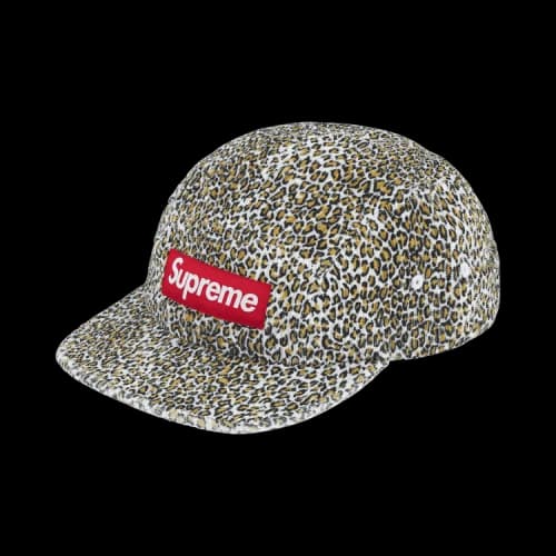 Supreme Corduroy Camp Cap 'Leopard'
