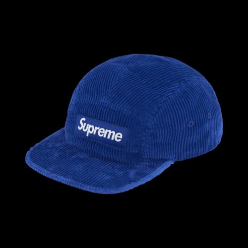 Supreme Corduroy Camp Cap 'Royal'