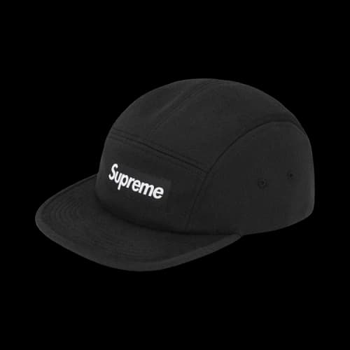 Supreme Wool Camp Cap 'Black'