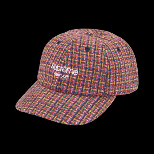 Supreme Harris Tweed 6-Panel 'Red'