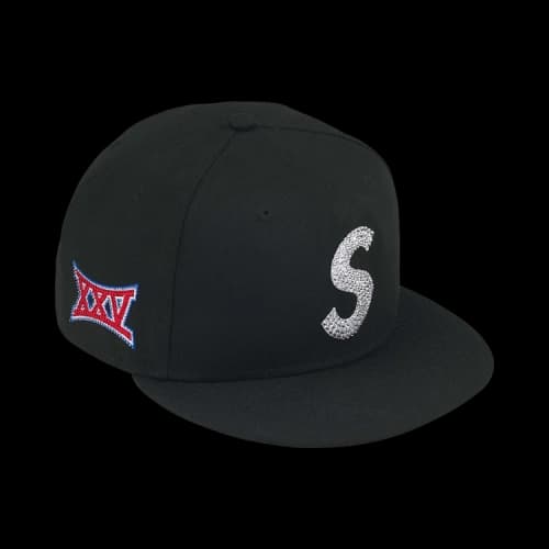 Supreme Swarovski S Logo New Era 'Black'