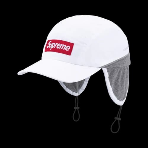 Supreme Polartec Lined Packable Earflap Camp Cap 'White'
