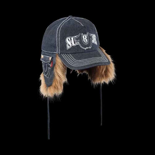 Supreme x True Religion Earflap 5-Panel 'Dirty Indigo'