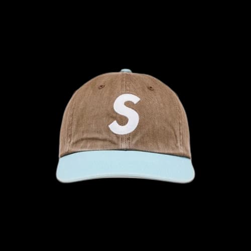 Supreme Pigment Coated 2-Tone S Logo 6-Panel 'Brown'
