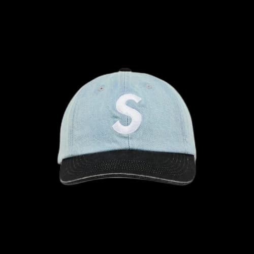Supreme Pigment Coated 2-Tone S Logo 6-Panel 'Denim'