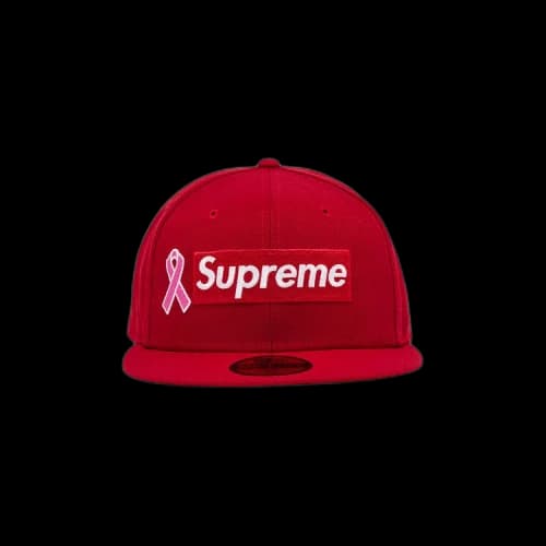 Supreme New Era Breast Cancer Awareness Box Logo 'Red'