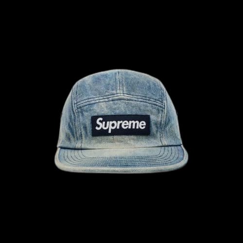 Supreme Washed Chino Twill Camp Cap 'Denim'