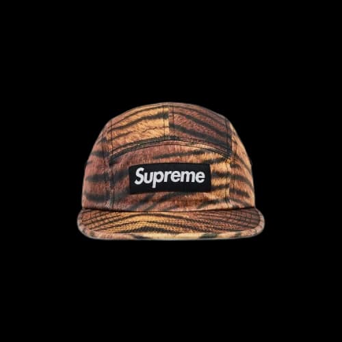 Supreme Washed Chino Twill Camp Cap 'Tiger'