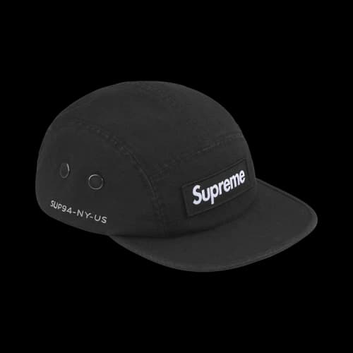 Supreme Military Camp Cap 'Black'