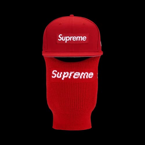 Supreme Box Logo New Era + Balaclava 'Red'
