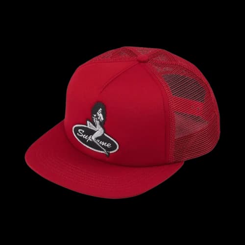 Supreme Pinup Mesh Back 5-Panel 'Red'