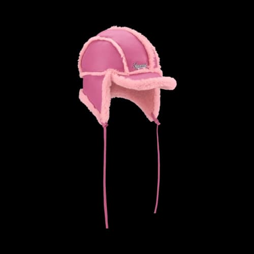 Supreme Shearling Lined Earflap Cap 'Pink'
