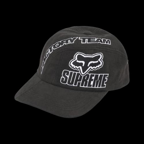 Supreme x Fox Racing 6-Panel 'Black'