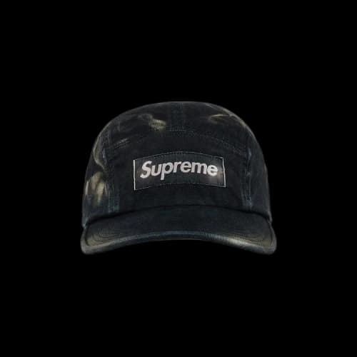 Supreme Overdyed Camp Cap 'Black'