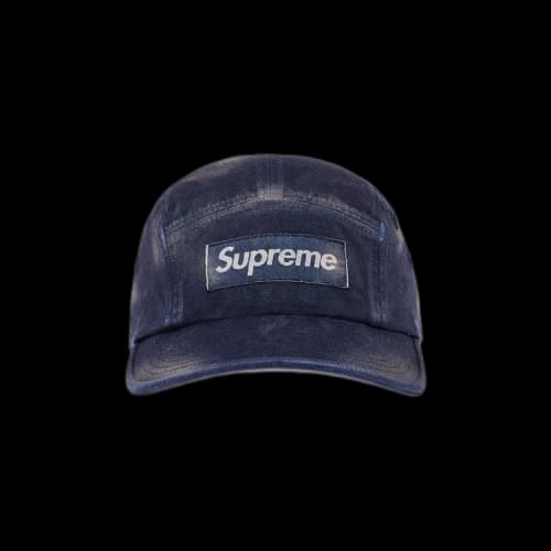 Supreme Overdyed Camp Cap 'Navy'