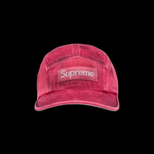 Supreme Overdyed Camp Cap 'Red'