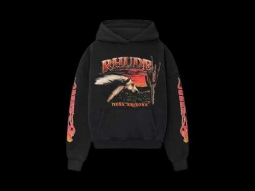 Rhude Mesa Stallion Hoodie Black