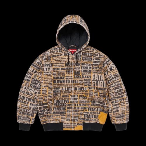 Supreme x Dash Snow Hooded Work Jacket 'Multicolor'