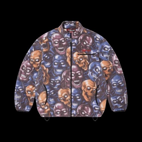 Supreme x Marmot Fleece Jacket 'Skull Pile'