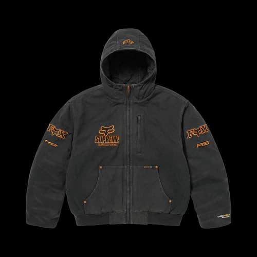 Supreme x Fox Racing Hooded Work Jacket 'Black'