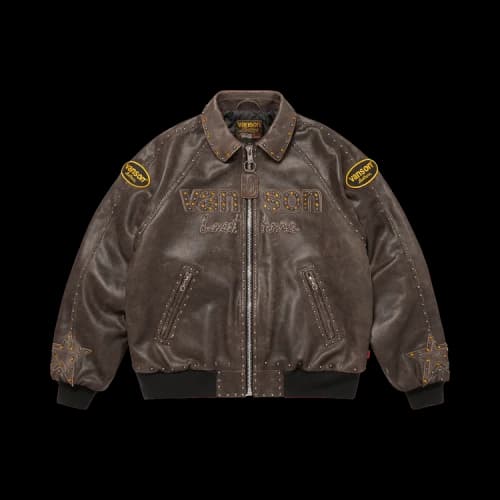 Supreme x Vanson Leathers x B.B. Simon Jacket 'Brown'