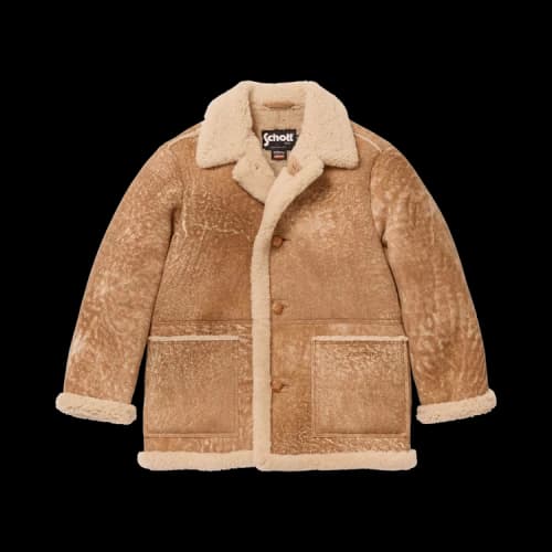 Supreme x Schott Shearling Coat 'Tan'