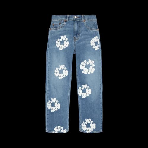 Denim Tears Cotton Wreath Denim Pant 'Light Indigo'