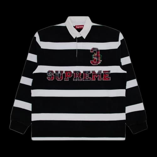 Supreme Stripe Rugby 'Black'