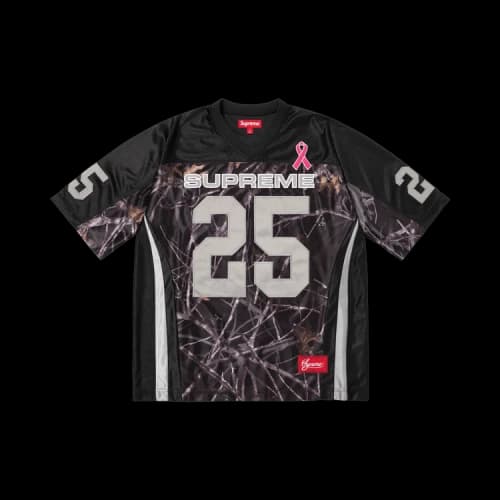 Supreme Breast Cancer Awareness Football Jersey 'Black'