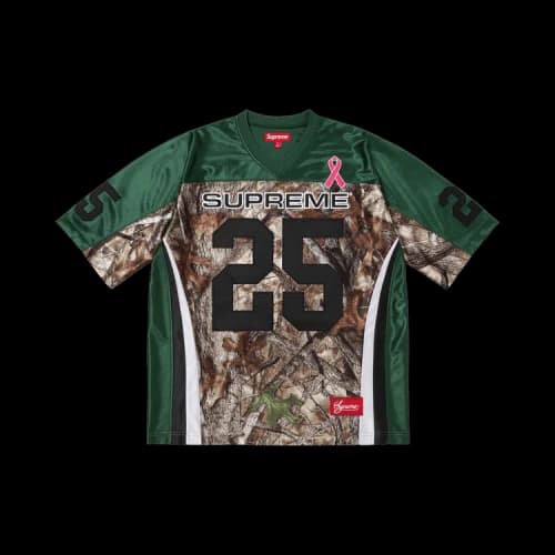 Supreme Breast Cancer Awareness Football Jersey 'Green'