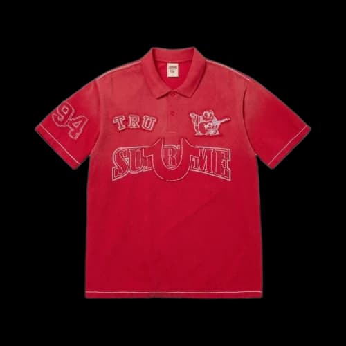 Supreme x True Religion Appliqué Polo 'Red'