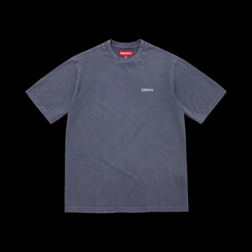 Supreme Washed Short-Sleeve Top 'Navy'