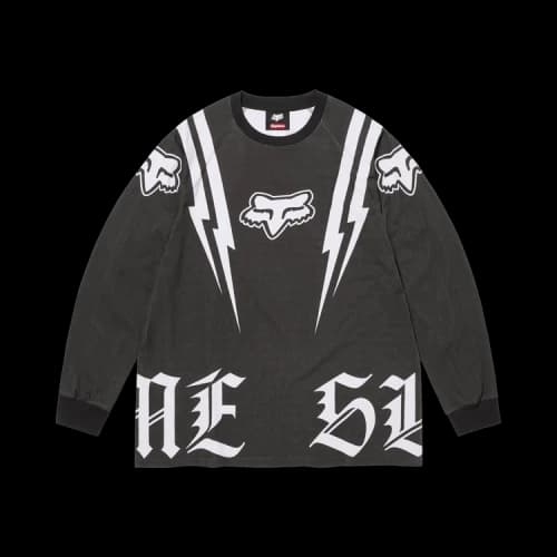 Supreme x Fox Racing Long-Sleeve Top 'Black'