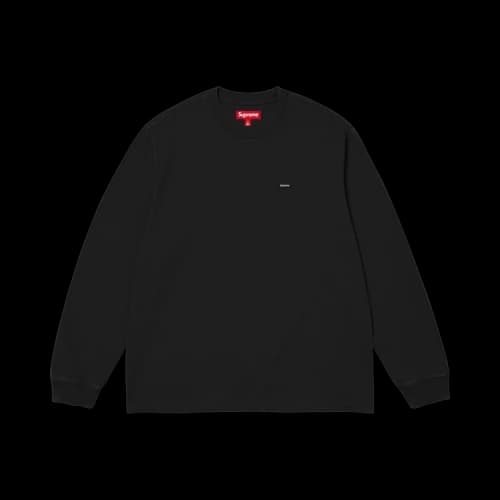 Supreme Small Box Long-Sleeve Tee 'Black'